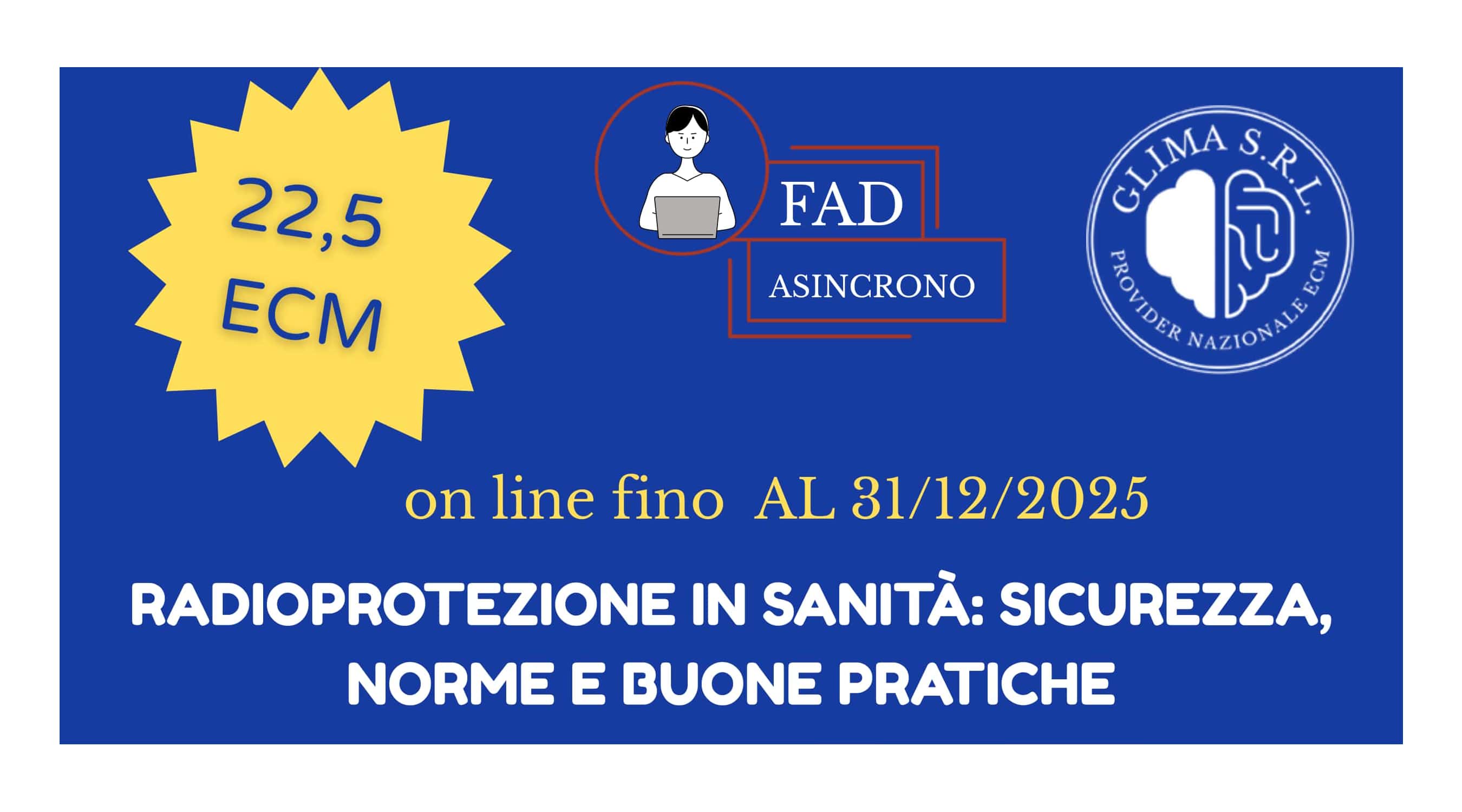 Clicca per accedere all'articolo Corso FAD ECM: “Radioprotezione in Sanità: Sicurezza, Norme e Buone Pratiche”