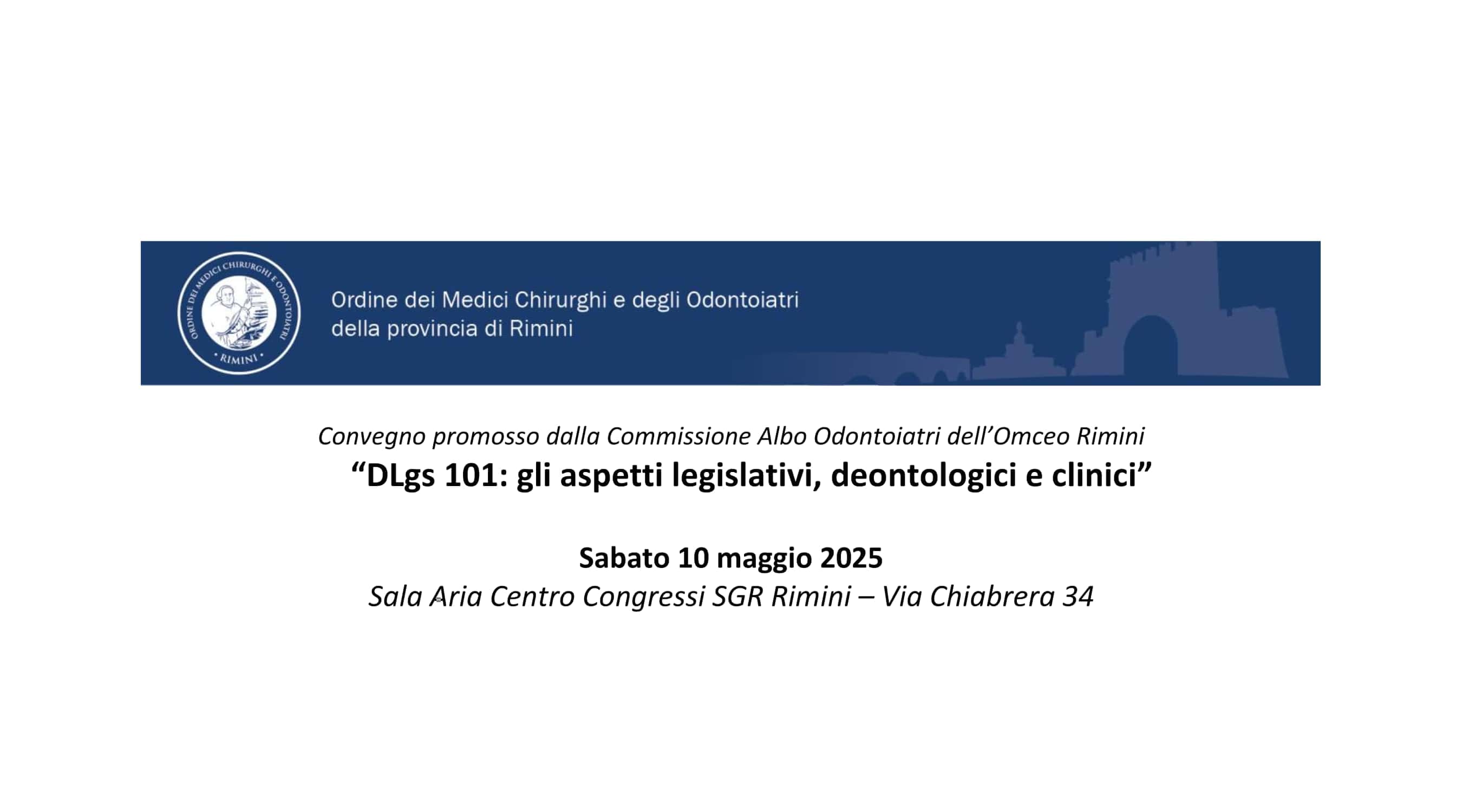 Clicca per accedere all'articolo “DLgs 101: gli aspetti legislativi, deontologici e clinici”